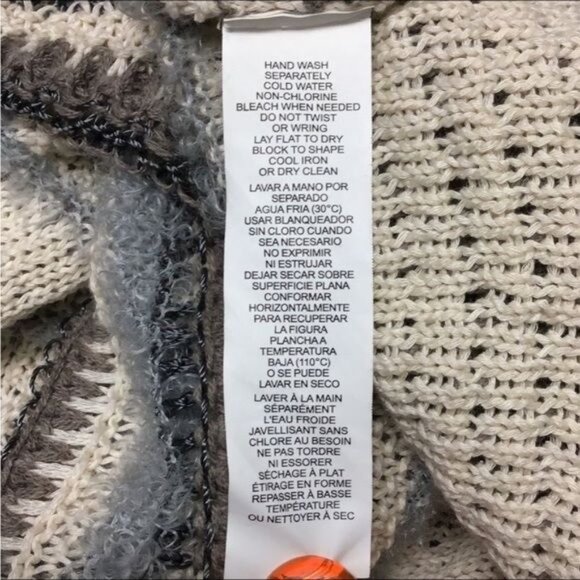 Kensie Women’s Open Front Longline Crochet Sweater Duster Cardigan, size M - Picture 8 of 9